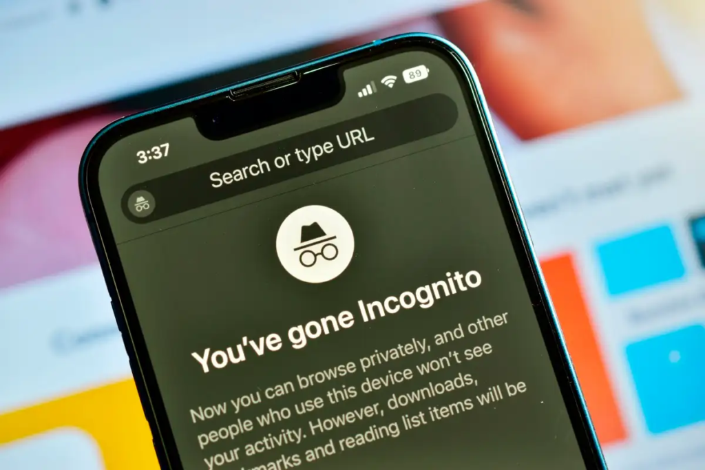 How to get out of incognito mode on iphone